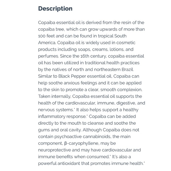 dōTERRA | Copaiba Essential Oil 15mL - Picture 2 of 5